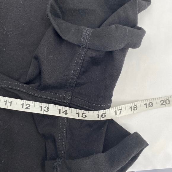 Ava & Viv Black Rolled Hem Jean Shorts Black New 24W - Picture 9 of 10